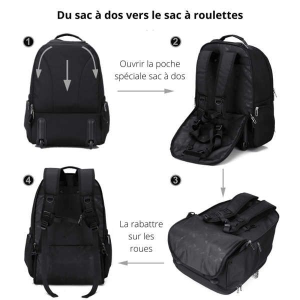 Valises cabine homme luxe, sacs de voyage avec roulettes