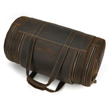 SAC DE VOYAGE CUIR MARRON VINTAGE