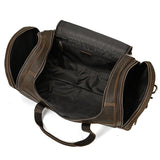 SAC DE VOYAGE CUIR MARRON VINTAGE