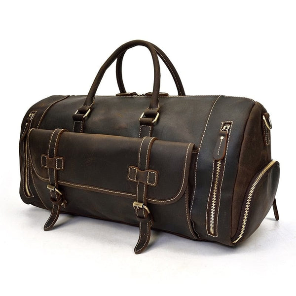 Sac De Voyage Homme En Cuir Vintage