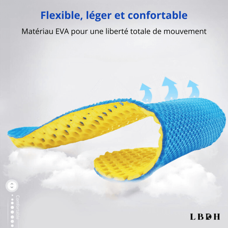 semelles pour limiter la transpiration