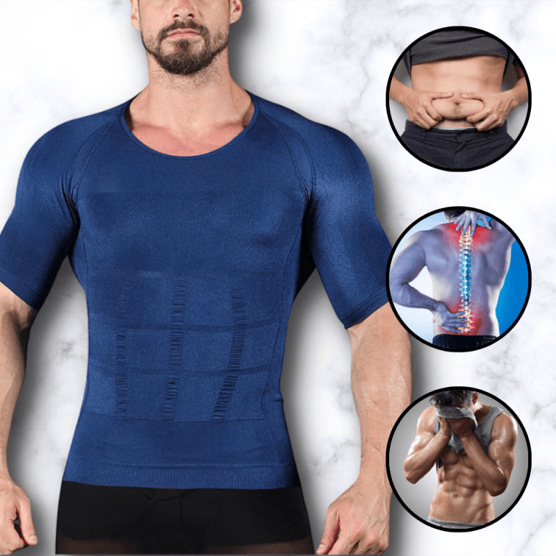 tee shirt pour homme amincissant et compressif