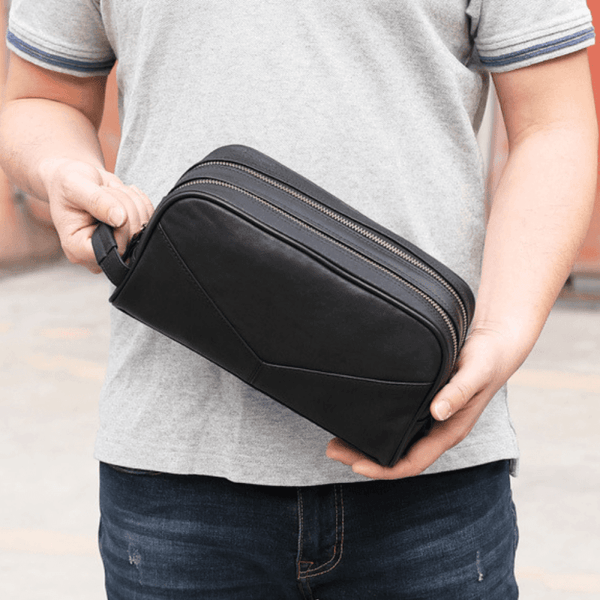 TROUSSE DE TOILETTE CUIR PERSONNALISÉE
