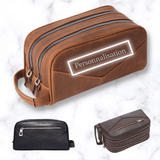 TROUSSE DE TOILETTE CUIR PERSONNALISÉE
