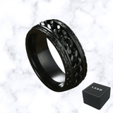 BAGUE CHAÎNE EN ACIER LBDH homme