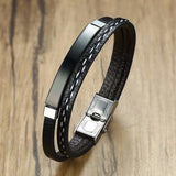 bracelet-cuir-acier-personnalisable-homme