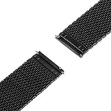 BRACELET MONTRE NOIR MILANAIS LBDH homme