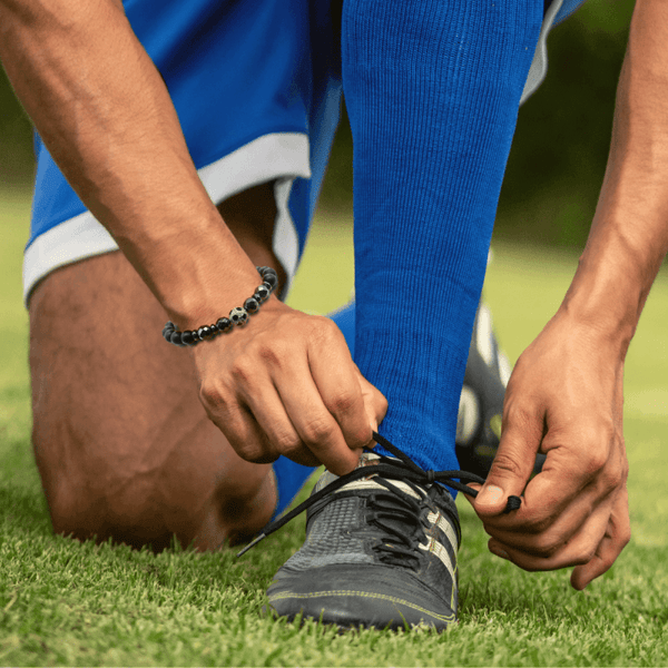 BRACELET COUPE DU MONDE 2022 HÉMATITE NATURELLE