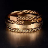 bracelets-homme-jonc-romain-acier-or