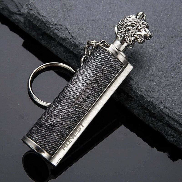 briquet-rechargeable-allumette-permanente-feu-souffle du dragon-lion