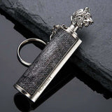 briquet-rechargeable-allumette-permanente-feu-souffle du dragon-lion