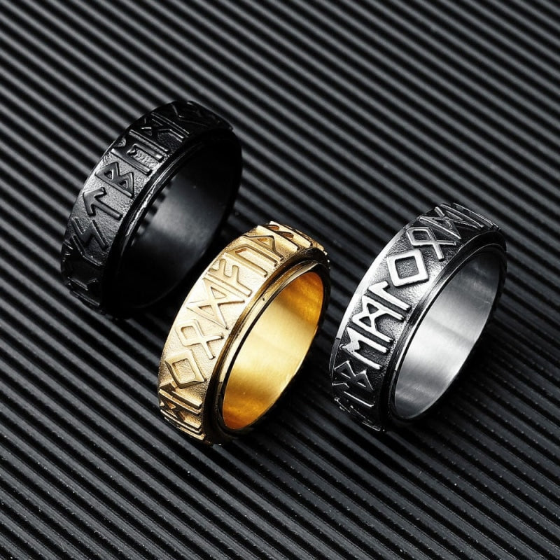 Bague anti stress pour Homme Viking - Main Image