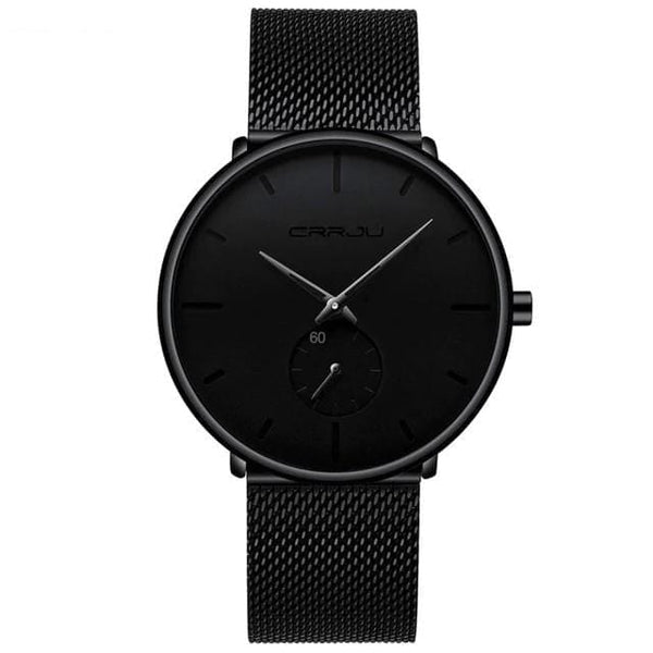 bijou-homme-montre-acier-quartz-noire