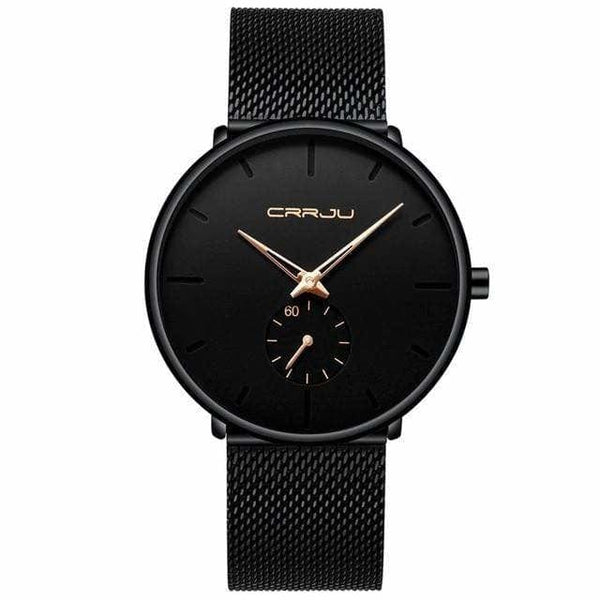 bijou-homme-montre-acier-quartz-noire