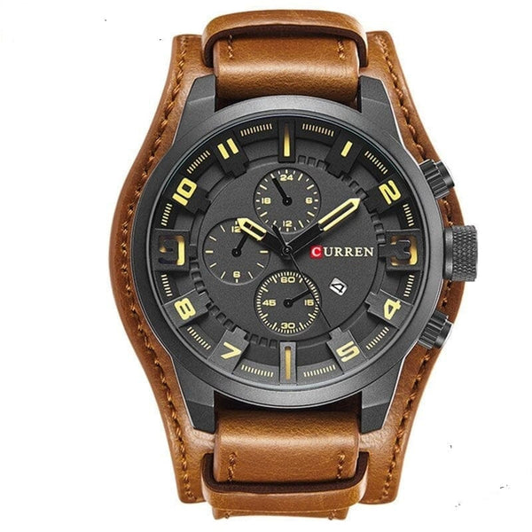 MONTRE BRACELET CUIR