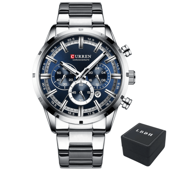 Montre platine homme hotsell