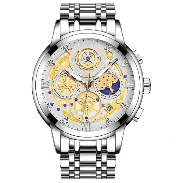 montre-homme-acier-waterproof-lune-quartz