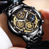 montre-homme-acier-waterproof-lune-quartz