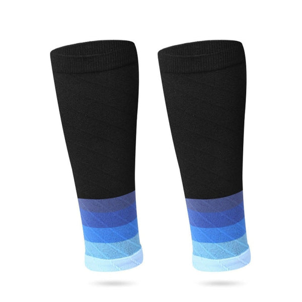 Manches de Compression de Mollet Chaussettes de Compression de Jambe Mince Femmes  Hommes Protège-tibias L Gray