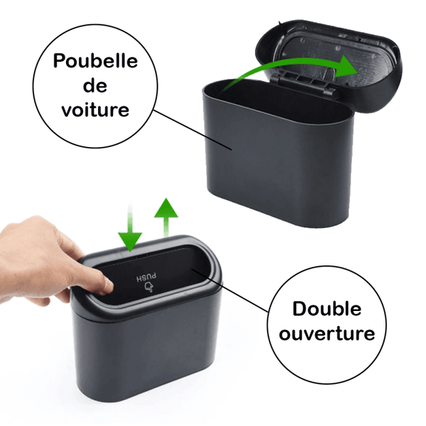 Poubelle De Voiture Avec Couvercle, Poubelle De Voiture Étanche, Sac Poubelle  Voiture, Organisateur De Voiture De Véhicule [439] - Cdiscount