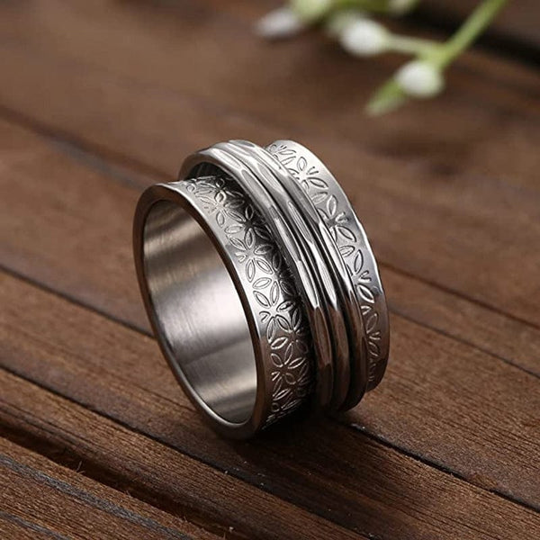 Bague anti-stress en argent